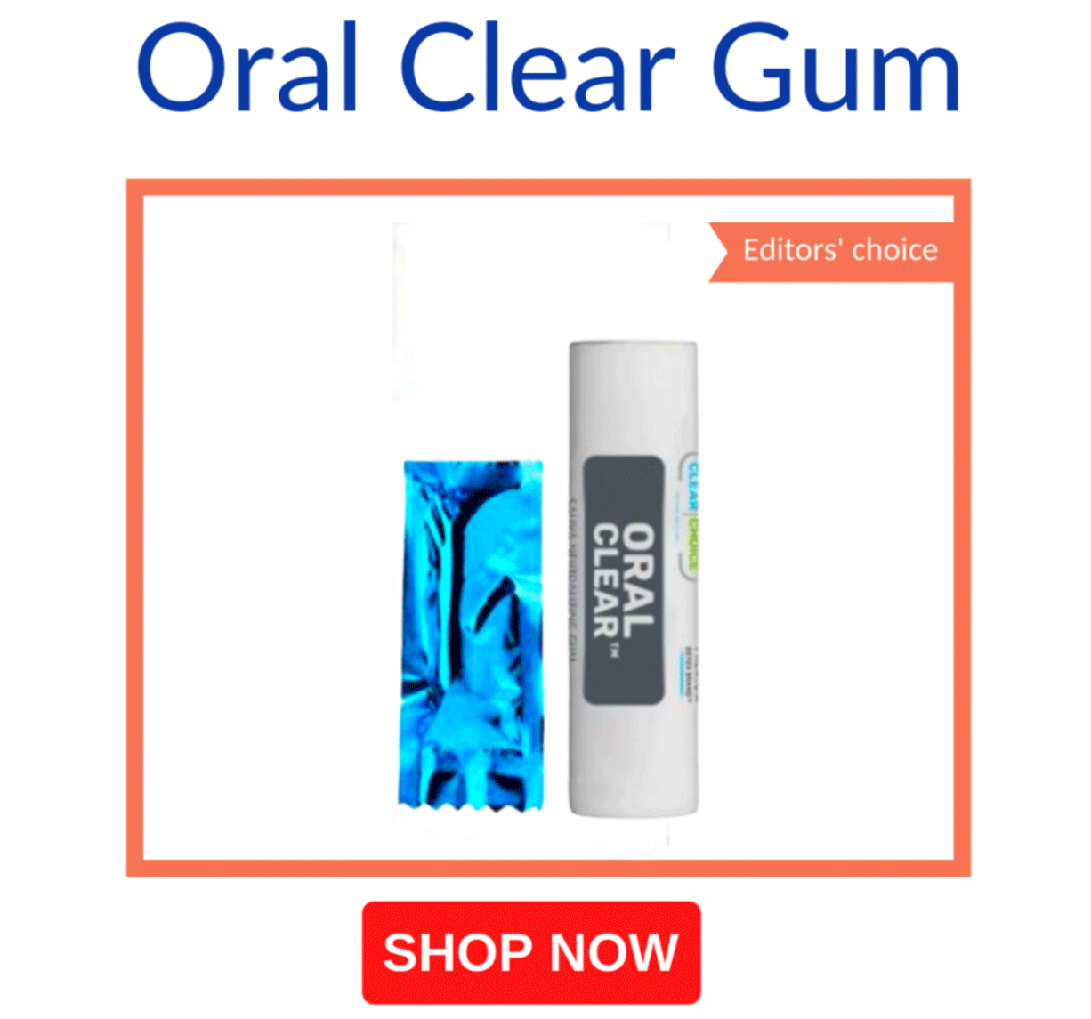 oral clear gum